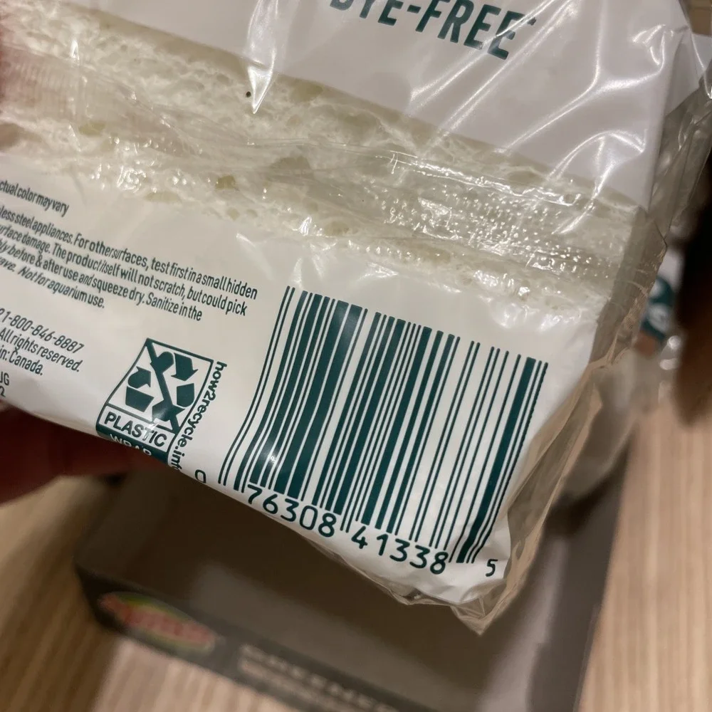 Scotch-Brite Greener Clean Non-Scratch Scrub Sponge, 1 case /8 packs - Picture 4 of 5